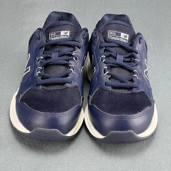 NB New Balance 411 Walking Shoes Sneakers Mens 7 Blue Comfort Ride New MA411LB1