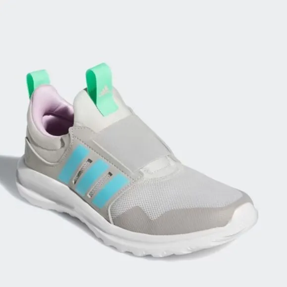 New ADIDAS Activeride 2.0 Sport Running Slip On Athletic Shoes Gray Aqua Kid 4.5