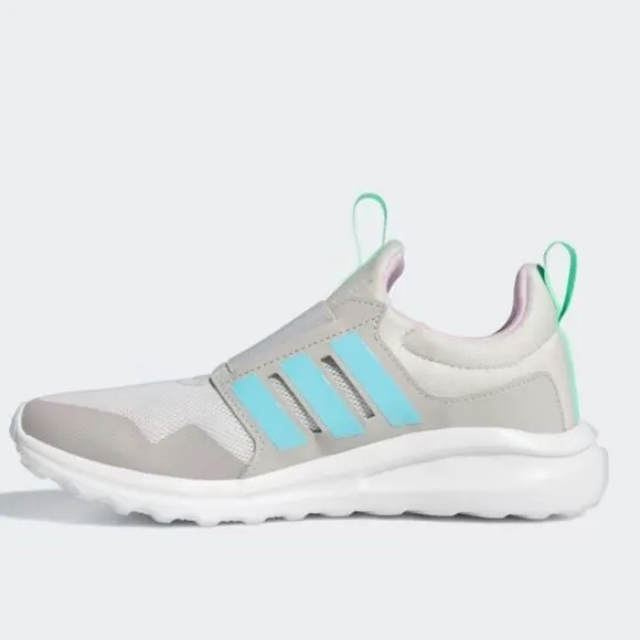 New ADIDAS Activeride 2.0 Sport Running Slip On Athletic Shoes Gray Aqua Kid 4.5