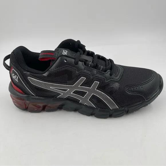 NEW! 🥾 ASIC Womens Gel Quantum 90 3 GS Black Red Athletic Shoes - Size 5.5
