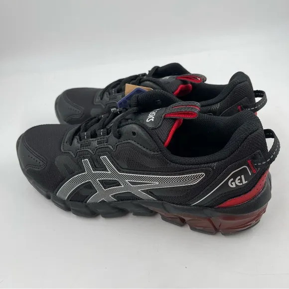 NEW! 🥾 ASIC Womens Gel Quantum 90 3 GS Black Red Athletic Shoes - Size 5.5