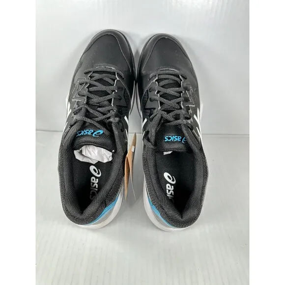 NEW Asics Gel Dedicate 7 Shoes Sneaker Black White Blue Size 13 1041A223-004