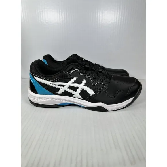 NEW Asics Gel Dedicate 7 Shoes Sneaker Black White Blue Size 13 1041A223-004