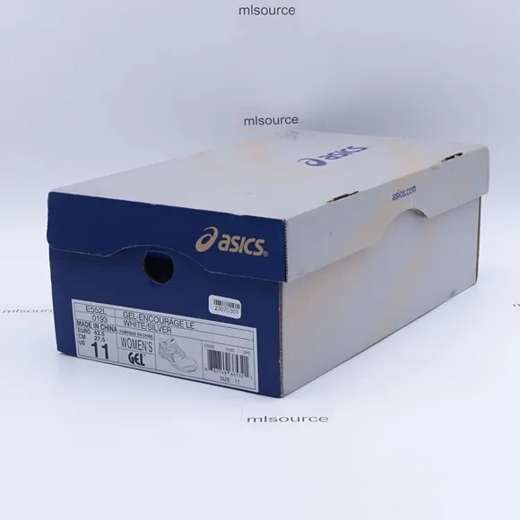 NEW ASICS GEL-Encourage Le Tennis Shoes E552L-0193 White