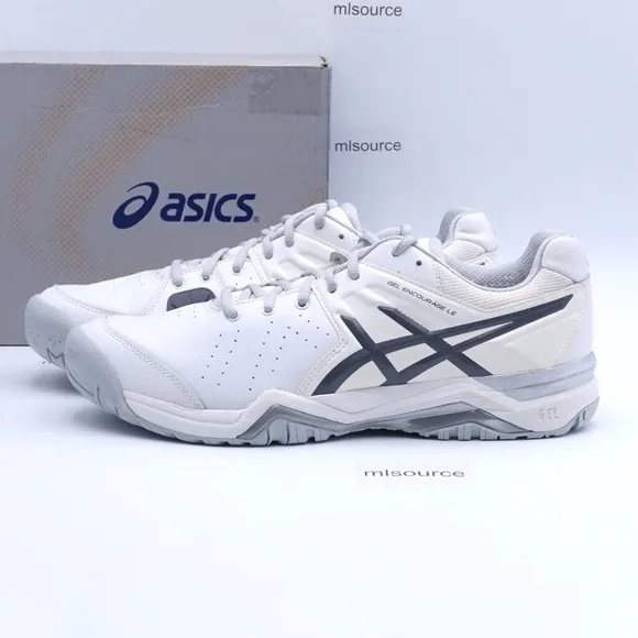 NEW ASICS GEL-Encourage Le Tennis Shoes E552L-0193 White