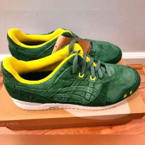 New Asics Gel Lyte III ☘️ Shamrock Mens 12 Shoes Golf Green