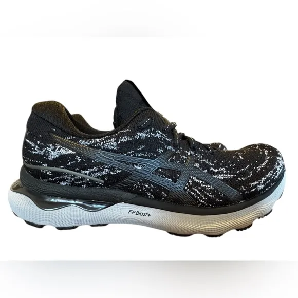 New ASICS Gel Nimbus 24 MK Black Running Shoes‎ Men’s Size 7