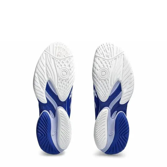 NEW ASICS men's court ff 3 novak tennis shoes in asics blue/fresh air