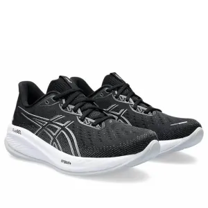 NEW ASICS men's gel-cumulus 26 running shoes in black/concrete