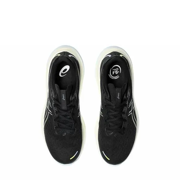 NEW ASICS men's gel-cumulus 26 running shoes in black/safety yellow