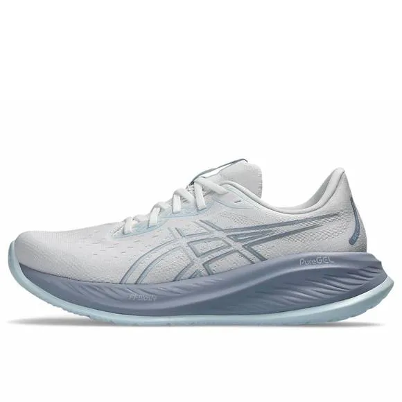 NEW ASICS men's gel-cumulus 26 running shoes - wide in white/cool grey