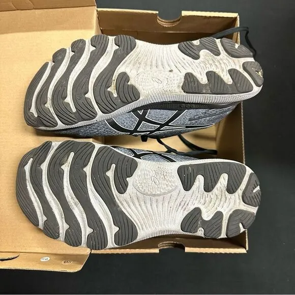 New Asics Gel Nimbus 24 Grey Running Shoes 7.5