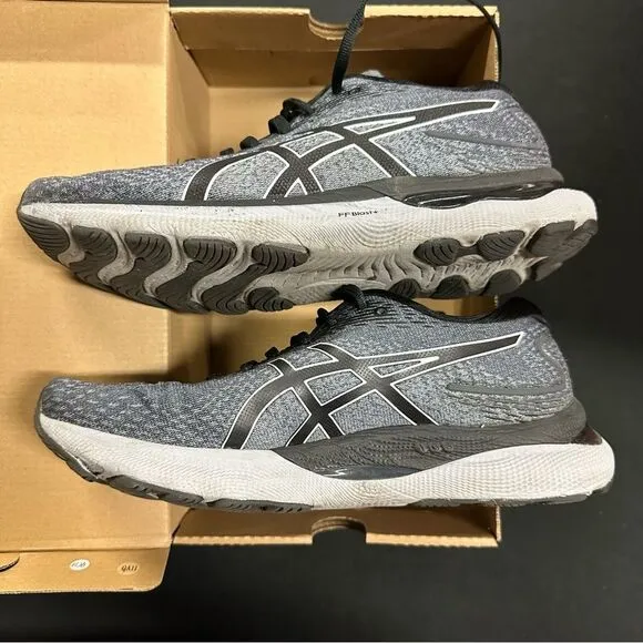 New Asics Gel Nimbus 24 Grey Running Shoes 7.5