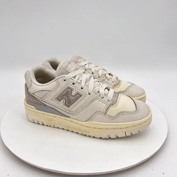 New Balance 550 Aime Leon Dore Kids Size 4 Women 5.5D BB550AM1 White Grey Shoes