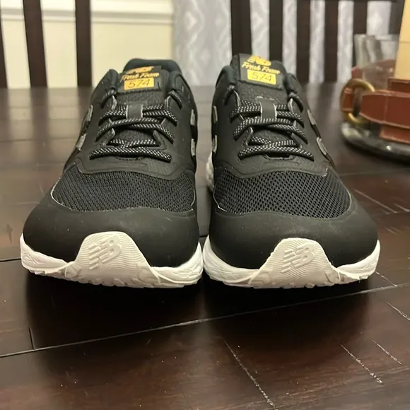 New Balance 574 shoes sneakers new MFL574BD Fresh Foam black Mens Size 9.5