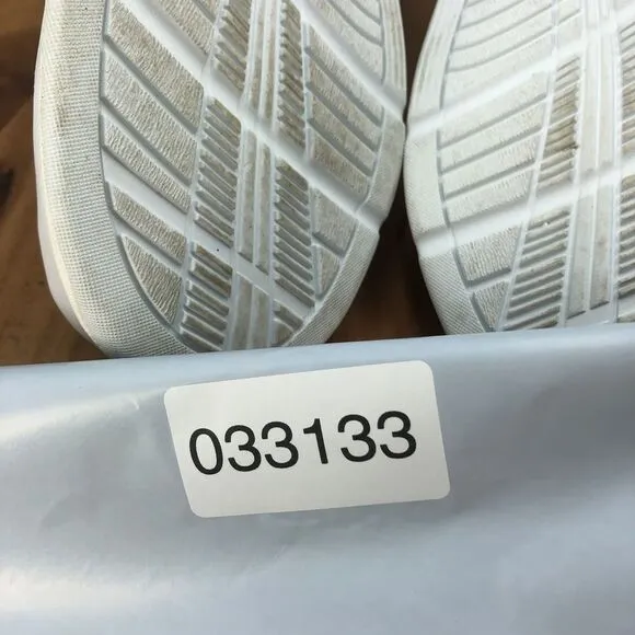 New Balance 577 Walking Shoes Mens 12 D White Leather Straps Comfort Cushioning‎