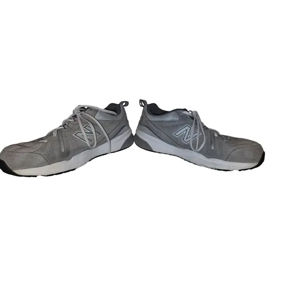 New Balance 608 Gray Suede Leather Comfort Sneakers Men's Size 14 4E EU 48 Wide
