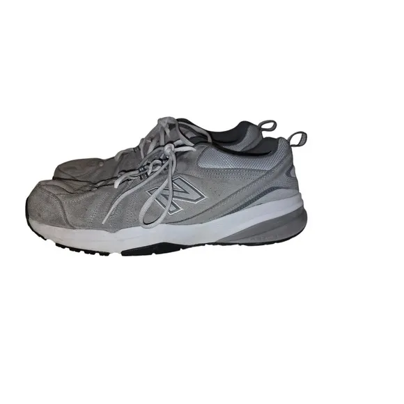 New Balance 608 Gray Suede Leather Comfort Sneakers Men's Size 14 4E EU 48 Wide