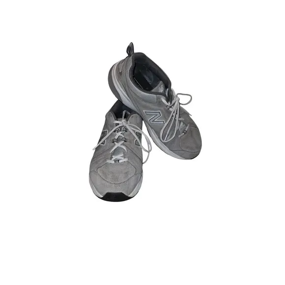 New Balance 608 Gray Suede Leather Comfort Sneakers Men's Size 14 4E EU 48 Wide
