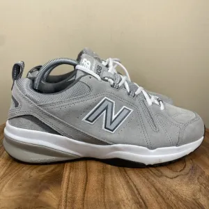 New Balance 608 v5 Team Away Grey Mens Grey White Size 9 2E Wide Athletic Shoes