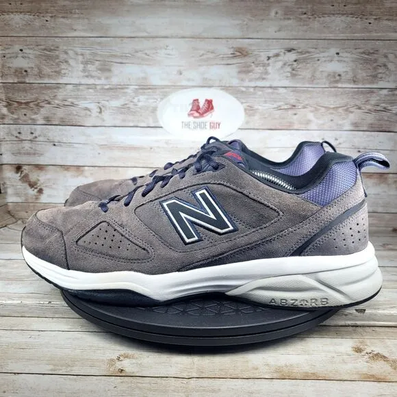 New Balance 623 Men's Size 13 Gray Suede Cross Trainers Athletic Shoes