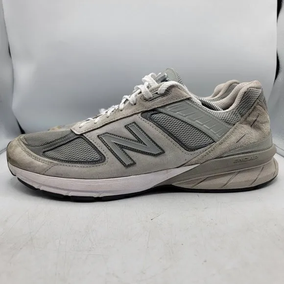 New Balance 990v5 Mens 14 2A Sneaker Shoes Made In USA Grey Comfort M990GL5