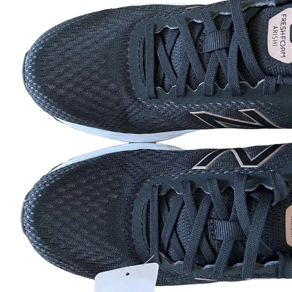 NEW BALANCE Arishi Running Shoes Fresh Foam Midsole Black Mesh Women 8 NWT