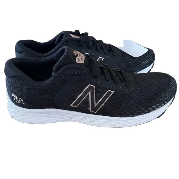 NEW BALANCE Arishi Running Shoes Fresh Foam Midsole Black Mesh Women 8 NWT