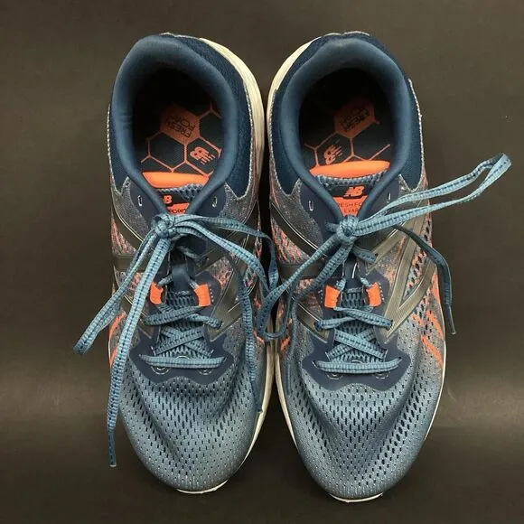 New Balance Fresh Foam Evare V1 -Men's Sz 8.5-Blue/Orange Running Shoes MVARECB1