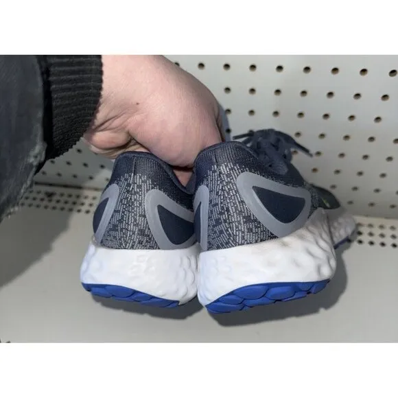 New Balance Fresh Foam Evoz v2 Mens Athletic Running Shoes Size 9 Blue Gray