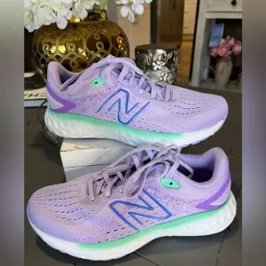 New Balance Fresh Foam Evoz Women's Purple Running Shoes Size 8.5W