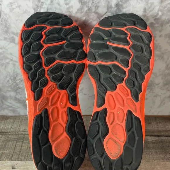 New Balance Fresh Foam X 1080 V12 Mens White Orange Running Shoes Sz 11D