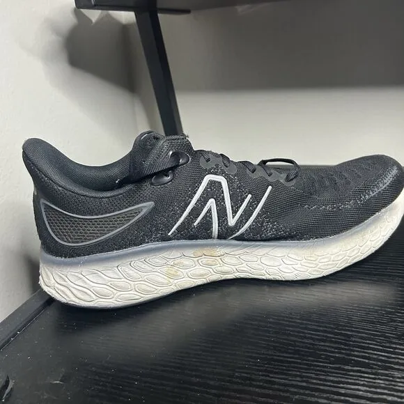 New Balance Fresh Foam X 1080v12 Shoes Size 12.5 D Black White Running M1080B12