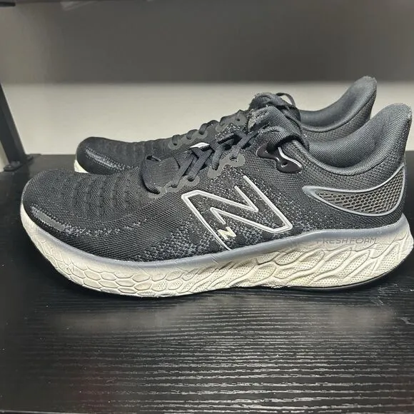 New Balance Fresh Foam X 1080v12 Shoes Size 12.5 D Black White Running M1080B12