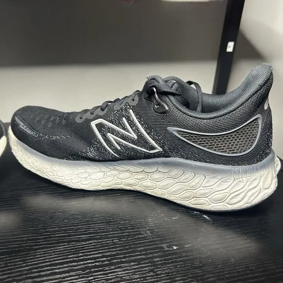 New Balance Fresh Foam X 1080v12 Shoes Size 12.5 D Black White Running M1080B12