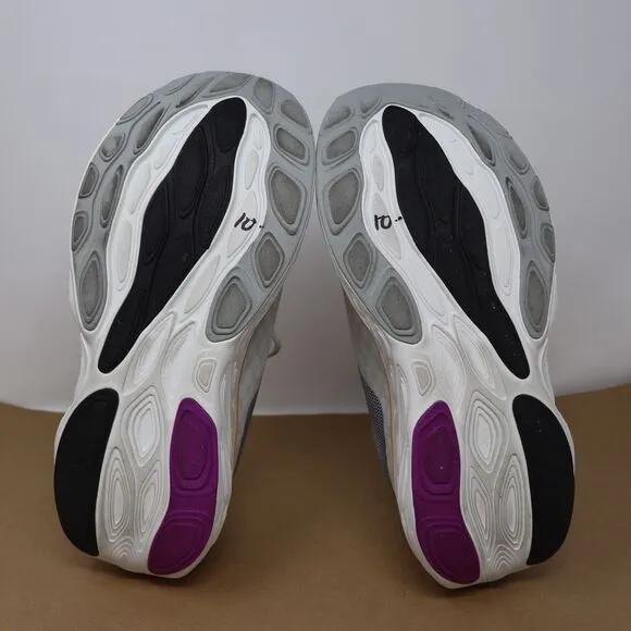 New Balance Fresh Foam X 1080v14 Shoes Womens 10 D Grey Silver Metallic Jogging