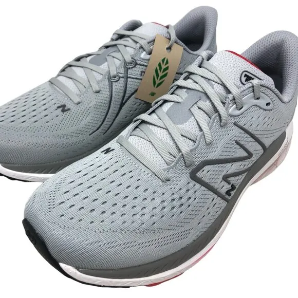 New Balance Fresh Foam X 860v13 Mens Running Shoes Grey/Red M860S13 (NEW)