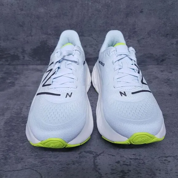 NEW BALANCE Fresh Foam X More v4 Running Shoes Womens 10 Ice Blue Volt