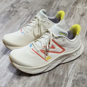 New Balance Fresh Foam X More V4 Wide Beige Orange Women Running Shoes WMORCF4-D