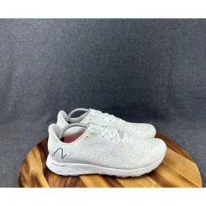 New Balance Fresh Foam X Tempo V2 Lace-Up Running Shoes White Gray Sz 10.5