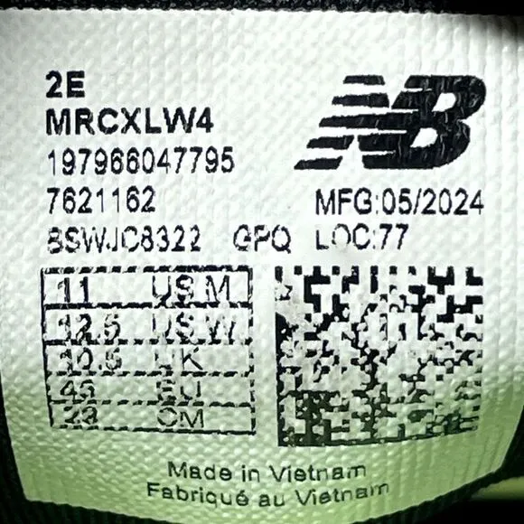 New Balance FuelCell SuperComp Trainer v3 Jade MRCXLW4 Men's Sz 11 2E EXTRA WIDE