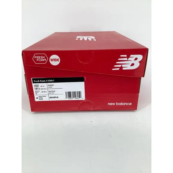 New Balance Mens 10.5 4E Blue Fresh Foam X 840v1 Athletic Running Shoes G7-21