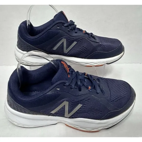 New Balance Mens 517 V2 MX517LN2 Navy Athletic Running Shoes Sneaker Size 9.5 4E