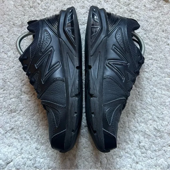 New Balance MEN'S 857v2 All Black Lace Up Trainer Sneakers Size 8