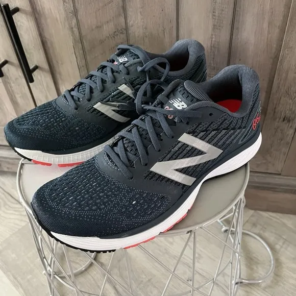 New Balance Mens 860 V9 Blue Running Shoes Sneakers M860PF9 Size 8 D NWOB