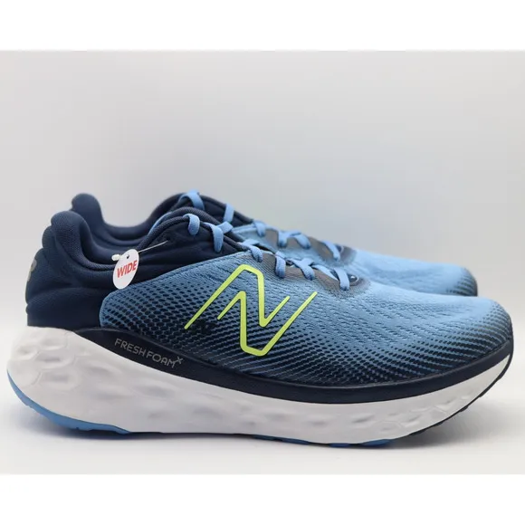 New Balance Mens Fresh Foam 840v1 Running Shoes 10.5 X-WIDE 4E Blue NIB