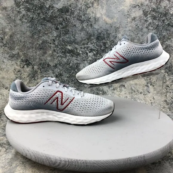 New Balance Men's Size 8.5 4E Extra Wide 520 LR8 Grey Lace-Up Running Sneakers