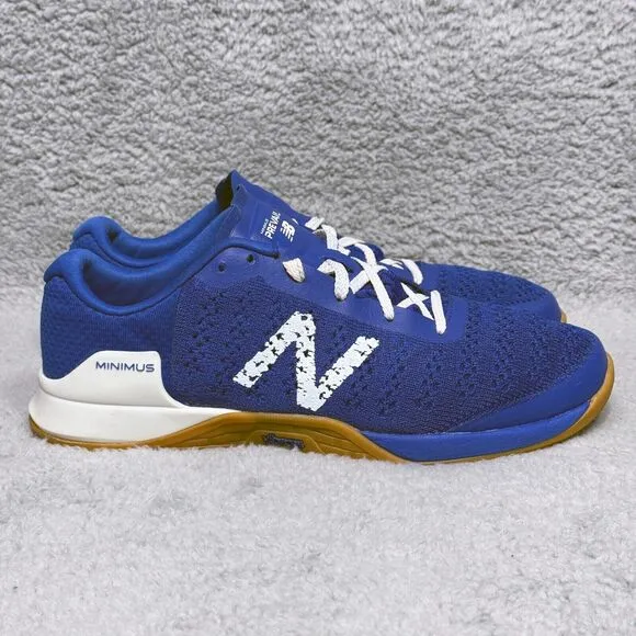 New Balance Minimus Prevail Mens Size 8.5 Cross Training Shoes Team Royal Blue