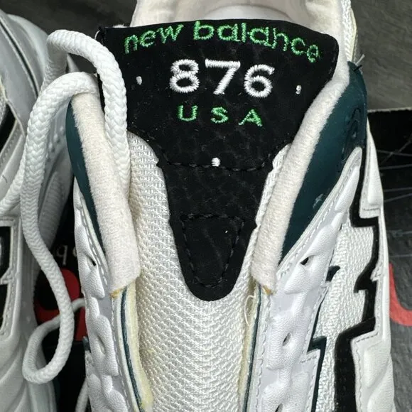 New‎ Balance Shoes 876 WG Mens 8.5 White Athletic Sneakers Leather Running NIB