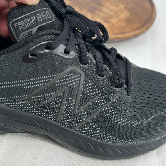 New Balance Shoes Mens 9 Wm 10.5 B Fresh Foam X 860 Black Running Sneakers Black
